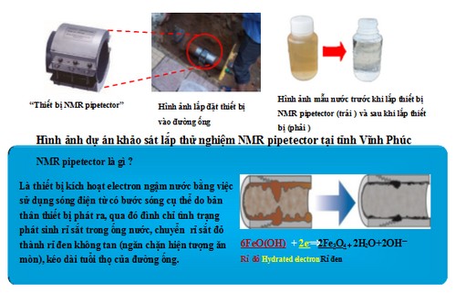 Thiết bị phòng chống rỉ sắt trong đường ống của Nhật Bản