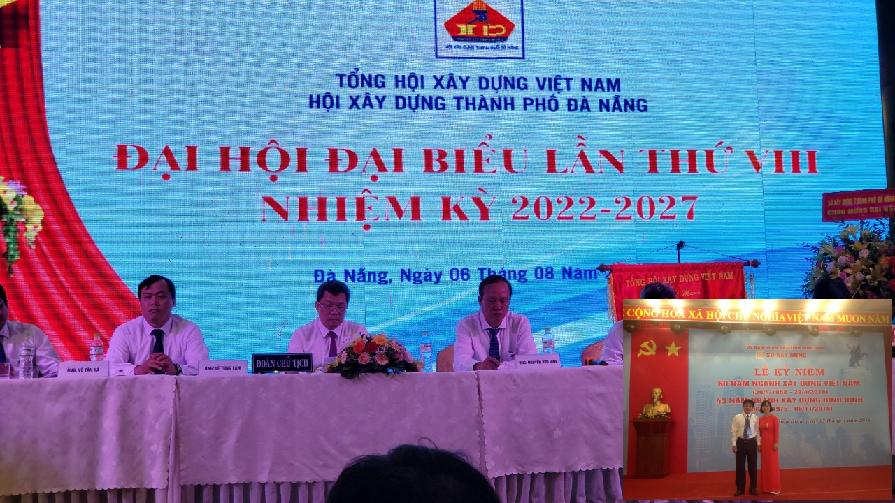 Tham dự Đại hội Hội Xây dựng Đà Nẵng